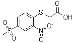 CAS 登录号：99358-36-8， {[4-(甲基磺酰基)-2-硝基苯基]硫基}乙酸