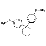 CAS#: 99408-36-3， 4,4-Bis(4-methoxyphenyl)piperidine