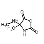 CAS#: 99418-88-9， 4-Methyl-4-(methylamino)-1,3-oxazolidine-2,5-dione