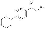 结构式 CAS# 99433-28-0, 2-溴-1-(4-环己基苯基)-乙酮