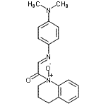 CAS#: 99435-00-4， (2E)-2-{[4-(Dimethylamino)phenyl]imino}-1-(1-oxido-1,2,3,4-tetrahydro-1-quinolinyl)ethanone