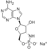 CAS#: 99443-14-8， [4aS-(4aalpha,6b,7a,7abeta)]-6-(6-Amino-9H-purin-9-yl)hexahydro-2-hydroxy-2H-Furo[3,2-d][1,3,2]oxazaphosphorin-7-ol 2-oxide monosodium salt