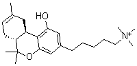 CAS#: 99469-31-5， 5'-Trimethylammonium-delta(8)-tetrahydrocannabinol