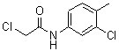 结构式 CAS# 99585-97-4, 2-氯-N-(3-氯-4-甲基苯基)乙酰胺