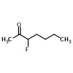 CAS 登录号：99687-74-8， 3-氟-2-庚酮