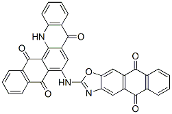 CAS#: 99688-44-5， 6-[(5,10-Dihydro-5,10-Dioxoanthra[2,3-d]Oxazol-2-Yl)Amino]Naphth[2,3-c]Acridine-5,8,14(13H)-Trione