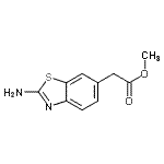 CAS#: 99738-99-5， Methyl (2-amino-1,3-benzothiazol-6-yl)acetate