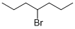 structure of CAS# 998-93-6, 4-Bromo-Heptane;Heptane, 4-Bromo-