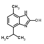 CAS#: 99840-60-5， 4-Isopropyl-7-methyl-1H-benzimidazol-2-ol