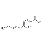 CAS#: 99854-85-0， 4-[(1E)-1-Buten-1-ylamino]benzoic acid