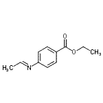 CAS#: 99854-86-1， Ethyl 4-[(E)-ethylideneamino]benzoate