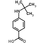 CAS#: 99985-73-6， 4-[(2-Methyl-2-propanyl)amino]benzoic acid