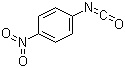 结构式 CAS# 100-28-7, 异氰酸对硝基苯; 对硝基苯异氰酸酯