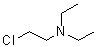 (2-氯乙基)二乙胺分子结构 (CAS 100-35-6)