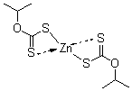 Zinc O,O'-diisopropyl bis[dithiocarbonate] molecular structure (CAS 1000-90-4)