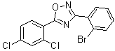 3-(2-Bromophenyl)-5-(2,4-dichlorophenyl)-1,2,4-oxadiazole molecular structure (CAS 1000339-26-3)