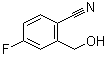structure of CAS# 1000339-93-4, 4-Fluoro-2-(hydroxymethyl)benzonitrile