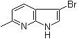 3-Bromo-6-methyl-1H-pyrrolo[2,3-b]pyridine molecular structure (CAS 1000340-28-2)