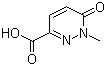 1-Methyl-6-oxo-1,6-dihydropyridazine-3-carboxylic acid molecular structure (CAS 100047-66-3)