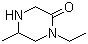1-Ethyl-5-methyl-2-piperazinone molecular structure (CAS 1000577-11-6)