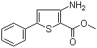 结构式 CAS# 100063-22-7, 3-氨基-5-苯基噻吩-2-甲酸甲酯