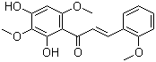 2',4'-二羟基-2,3',6'-三甲氧基查尔酮分子结构 (CAS 100079-39-8)