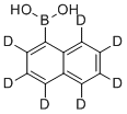 (Naphthalen-1-yl-d7)boronic acid molecular structure (CAS 1000869-26-0)