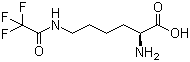 structure of CAS# 10009-20-8, N-6-Trifluoroacetyl-L-lysine