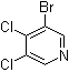 结构式 CAS# 1001056-83-2, 3-溴-4,5-二氯吡啶
