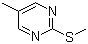 5-Methyl-2-(methylthio)pyrimidine molecular structure (CAS 100114-24-7)
