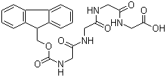 N-[(9H-芴-9-基甲氧基)羰基]甘氨酰甘氨酰甘氨酰甘氨酸分子结构 (CAS 1001202-16-9)
