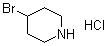 structure of CAS# 1001397-43-8, 4-Bromopiperidine hydrochloride