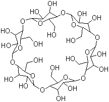 structure of CAS# 10016-20-3, Cyclohexapentylose;alpha-Cyclodextrin; Cyclohexaamylose;(1S,3R,5R,6S,8R,10R,11S,13R,15R,16S,18R,20R,21S,23R,25R,26S,28R,30R,31R,32R,33R,34R,35R,36R,37R,38R,39R,40R,41R,42R)-5,10,15,20,25,30-hexakis(hydroxymethyl)-2,4,7,9,12,14,17,19,22,24,27,29-dodecaoxaheptacyclo[26.2.2.23,6.28,11.213,16.218,21.223,26]dotetracontane-31,32,33,34,35,36,37,38,39,40,41,42-dodecol