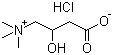 结构式 CAS# 10017-44-4, L-肉碱盐酸盐; 左旋肉碱盐酸盐