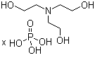 结构式 CAS# 10017-56-8, 三乙醇胺磷酸盐