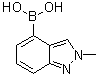2-Methylindazole-4-boronic acid molecular structure (CAS 1001907-56-7)