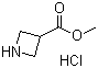 结构式 CAS# 100202-39-9, 氮杂环丁烷-3-甲酸甲酯盐酸盐