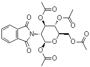 1,3,4,6-Tetra-O-acetyl-2-deoxy-2-phthalimido-beta-D-glucopyranose molecular structure (CAS 10022-13-6)