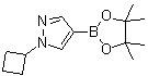 结构式 CAS# 1002309-48-9, 1-环丁基-1H-吡唑-4-硼酸频哪醇酯
