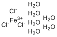 structure of CAS# 10025-77-1, Ferric chloride hexahydrate;Iron(III) chloride hexahydrate