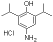 4-Aminopropofol hydrochloride molecular structure (CAS 100251-91-0)