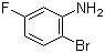 结构式 CAS# 1003-99-2, 2-溴-5-氟苯胺