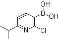 2-Chloro-6-isopropylpyridine-3-boronic acid molecular structure (CAS 1003043-37-5)