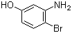 结构式 CAS# 100367-37-1, 3-氨基-4-溴苯酚