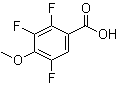 2,3,5-三氟-4-甲氧基苯甲酸分子结构 (CAS 1003709-67-8)
