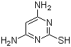 4,6-二氨基-2-巯基嘧啶分子结构 (CAS 1004-39-3)