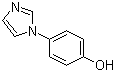 结构式 CAS# 10041-02-8, 4-(咪唑-1-基)苯酚