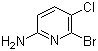 6-Bromo-5-chloro-2-pyridinamine molecular structure (CAS 1004294-58-9)