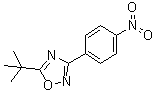 结构式 CAS# 1004398-32-6, 5-叔丁基-3-(4-硝基苯基)-1,2,4-恶二唑
