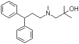 2,N-Dimethyl-N-(3,3-diphenylpropyl)-1-amino-2-propanol molecular structure (CAS 100442-33-9)